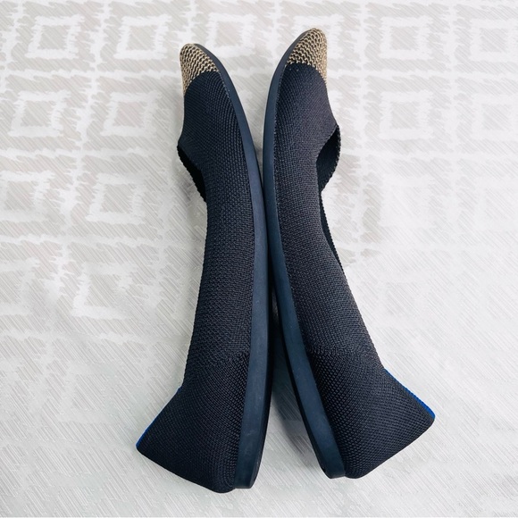 Rothy’s Womens Licorice Pointed Retired Toe Flats Loafer Ballet shoes Size 10 - Picture 5 of 8